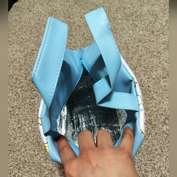 White Bunny Blue Insulated Bag - Picture 3 of 3